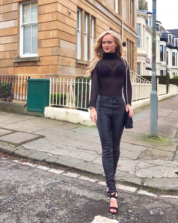 HOW TO STYLE A SHEER KNIT TOP