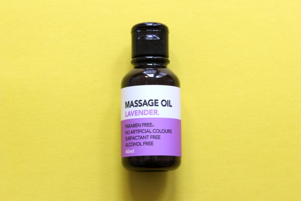 massage oil for a glow up with massage
