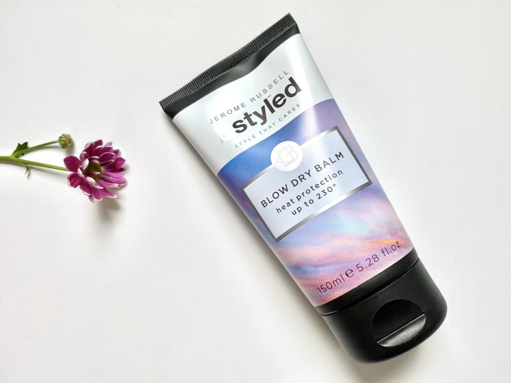 BStyled blow dry balm with flower